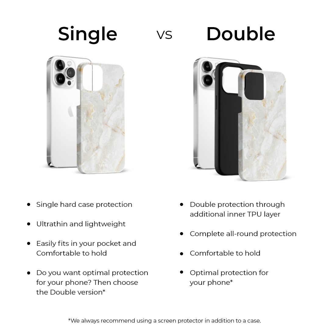xoxo Wildhearts - Marble Off Whites - iPhone X/XS