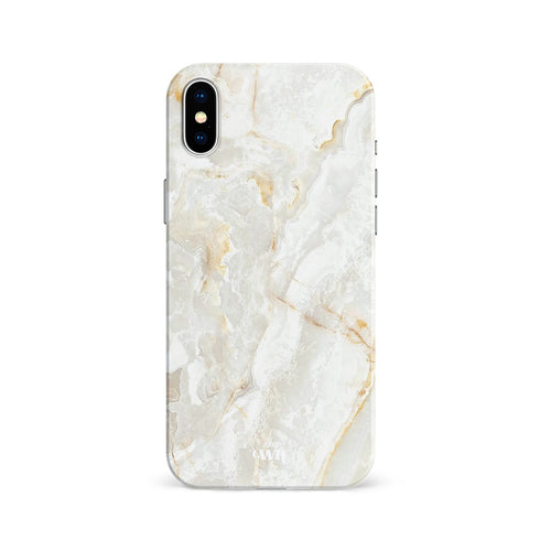 xoxo Wildhearts - Marble Off Whites - iPhone X/XS