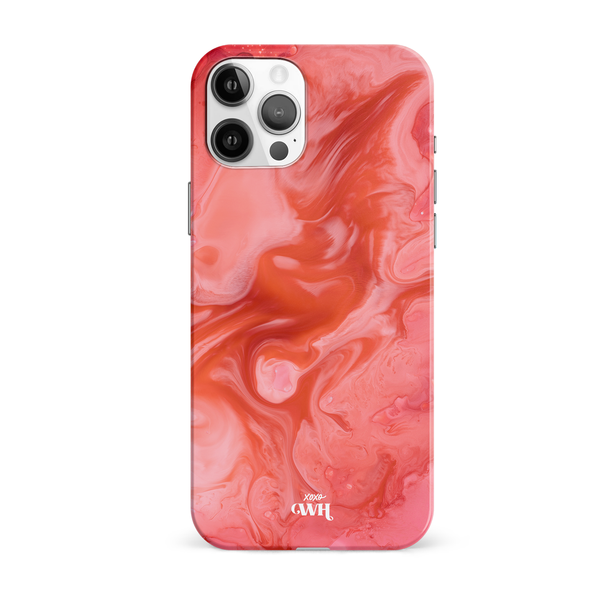 xoxo Wildhearts - Marble Red Lips - iPhone 12 Pro Max