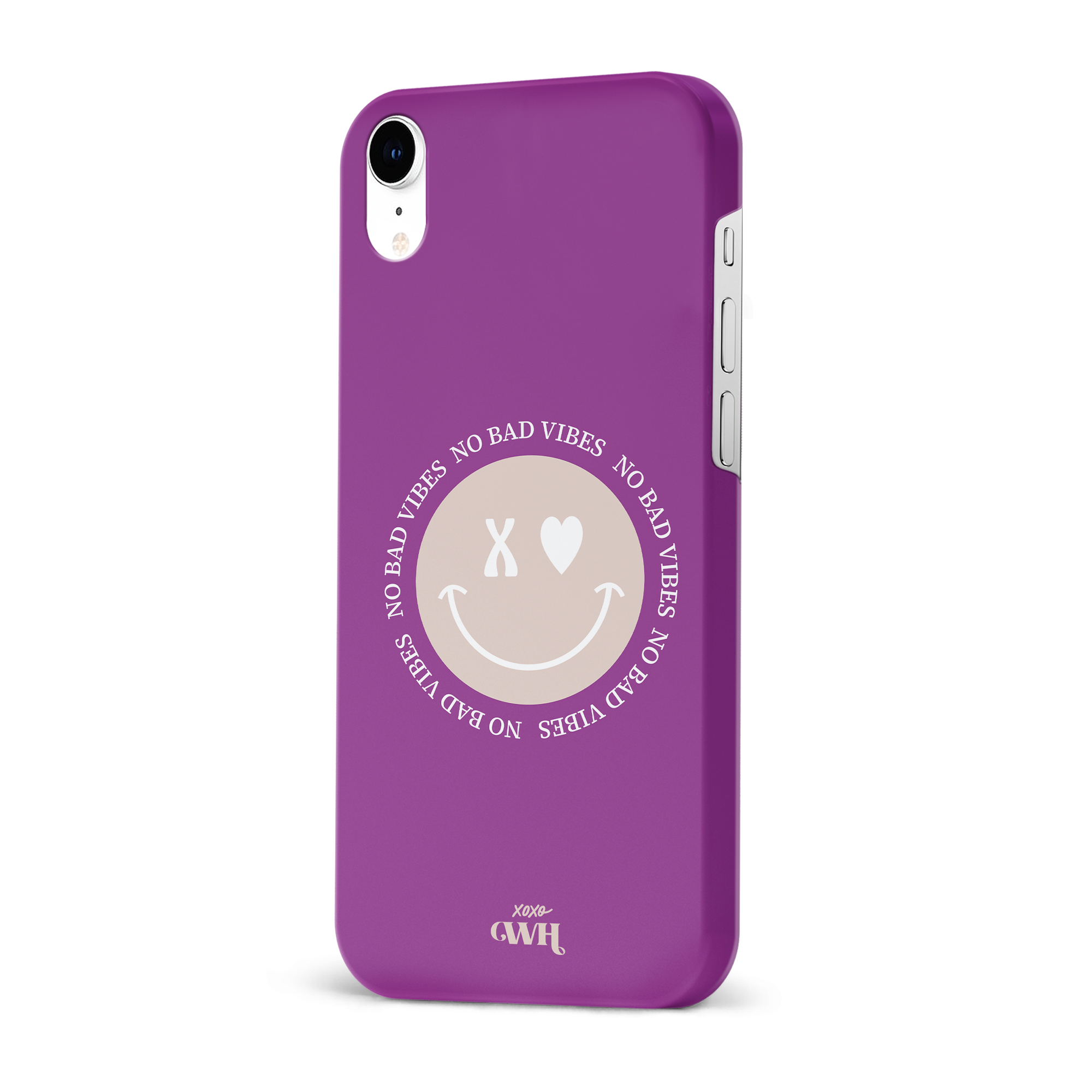 xoxo Wildhearts - No Bad Vibes Purple - iPhone XR