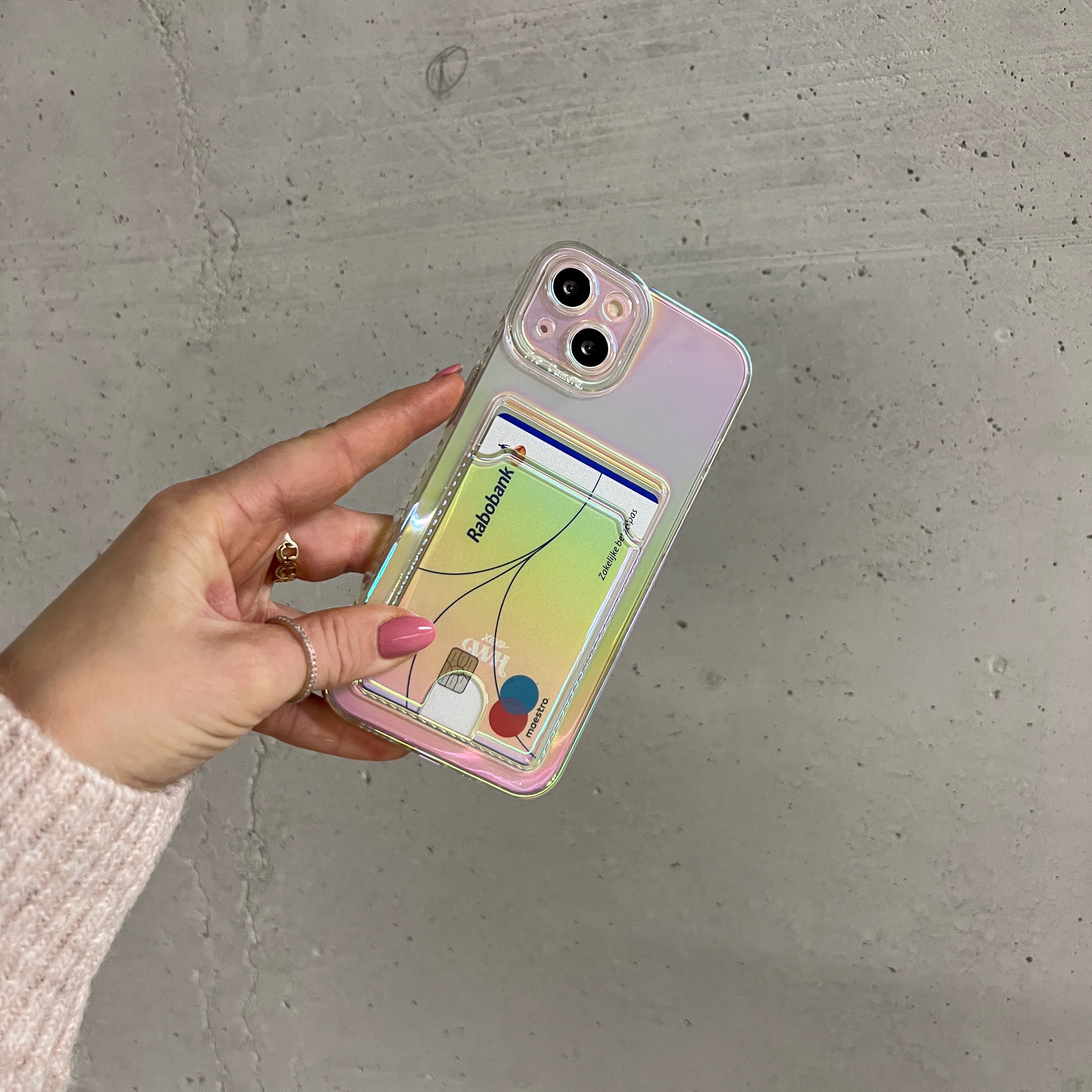 xoxo Wildhearts - Over The Rainbow - Card Holder - iPhone XR