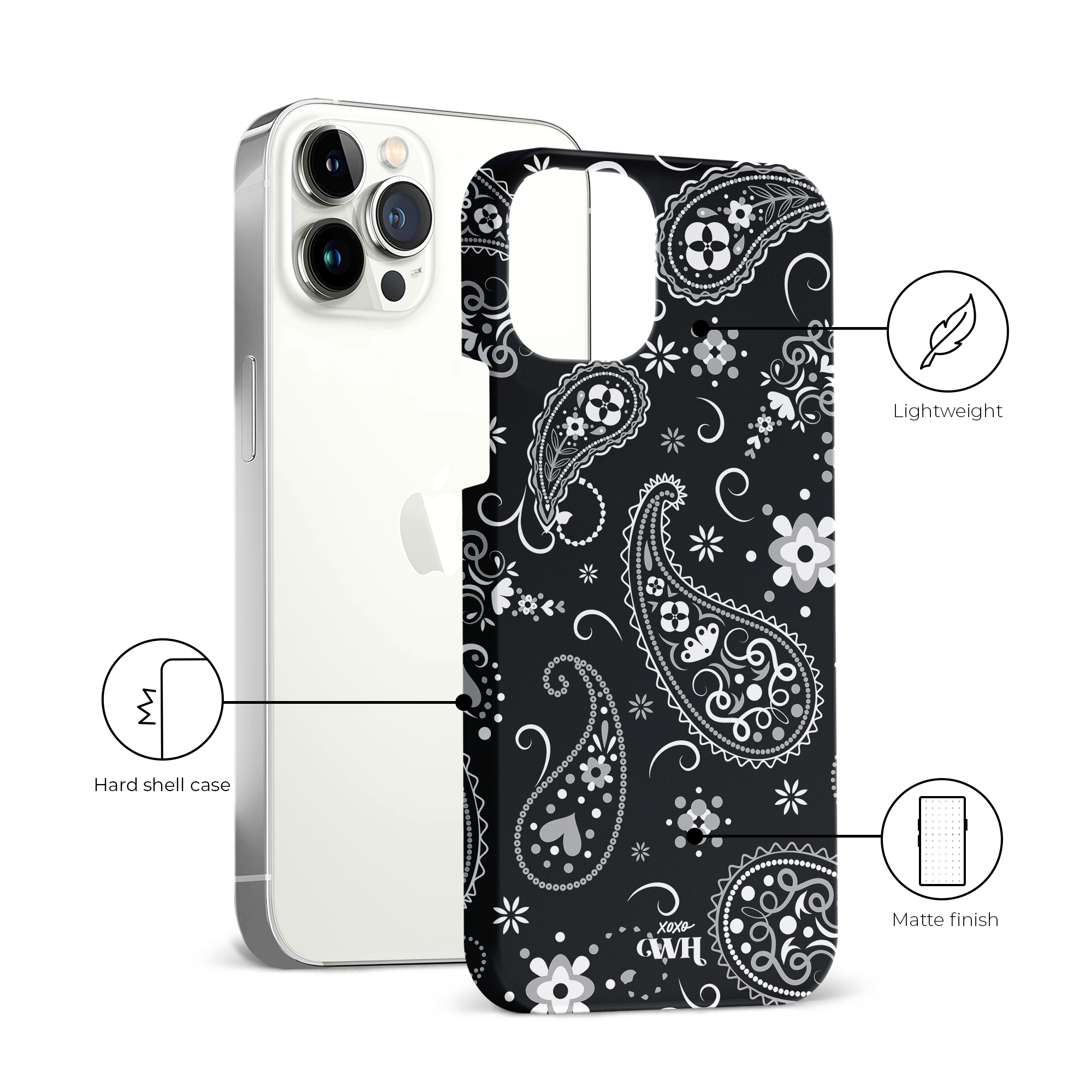 xoxo Wildhearts - Paisley Dawn Black - iPhone 11 Pro