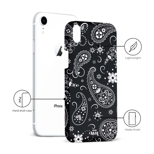 xoxo Wildhearts - Paisley Dawn Black - iPhone XR