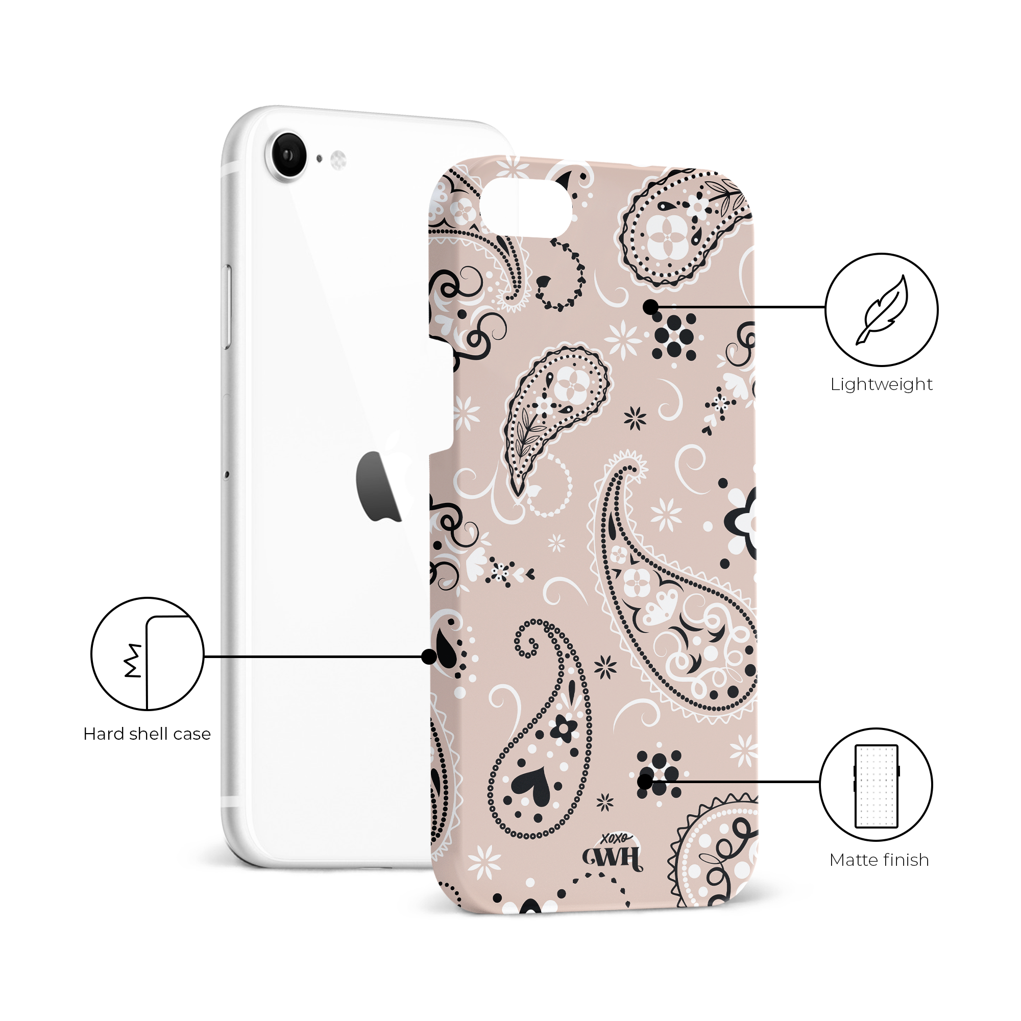 xoxo Wildhearts - Paisley Dawn Nude - iPhone 7/8 SE