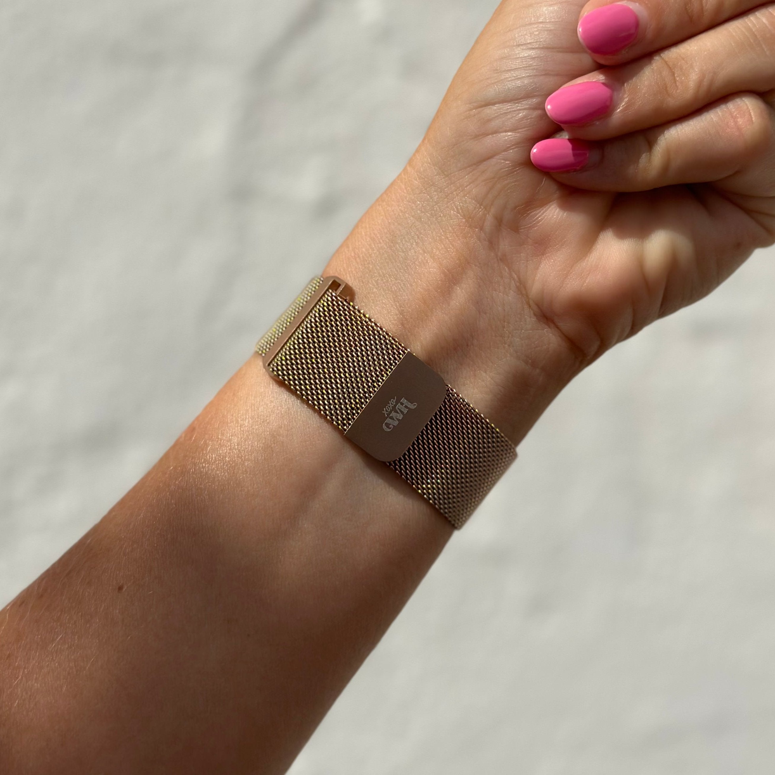 Samsung Gear S3 (Classic & Frontier) Milanese armband rosé gold