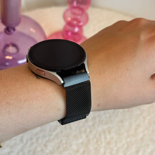 xoxo Wildhearts - Samsung Gear S3 (Classic & Frontier) milanees bandje (zwart)