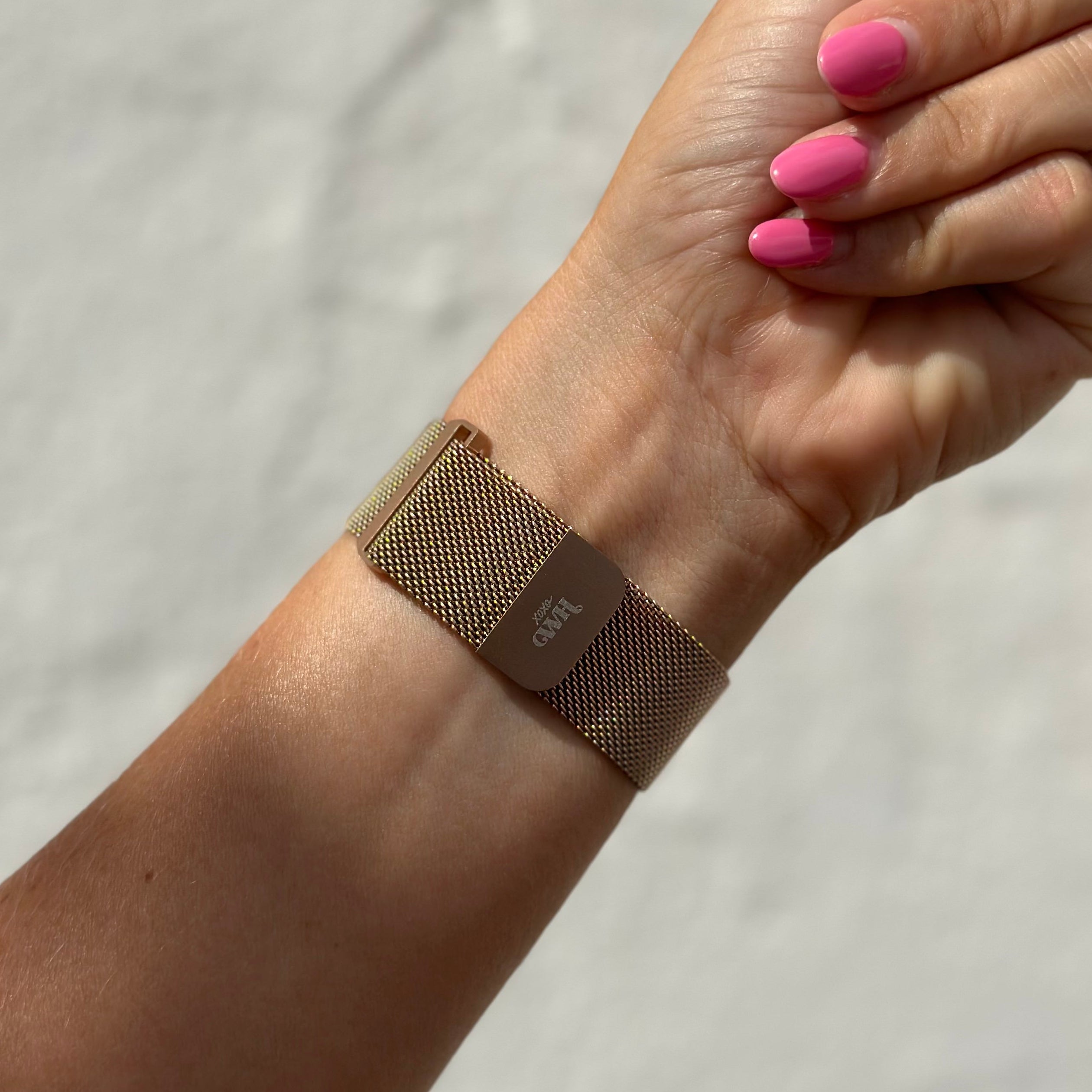 xoxo Wildhearts Samsung Gear Sport Milanaise Armband (Roségold)