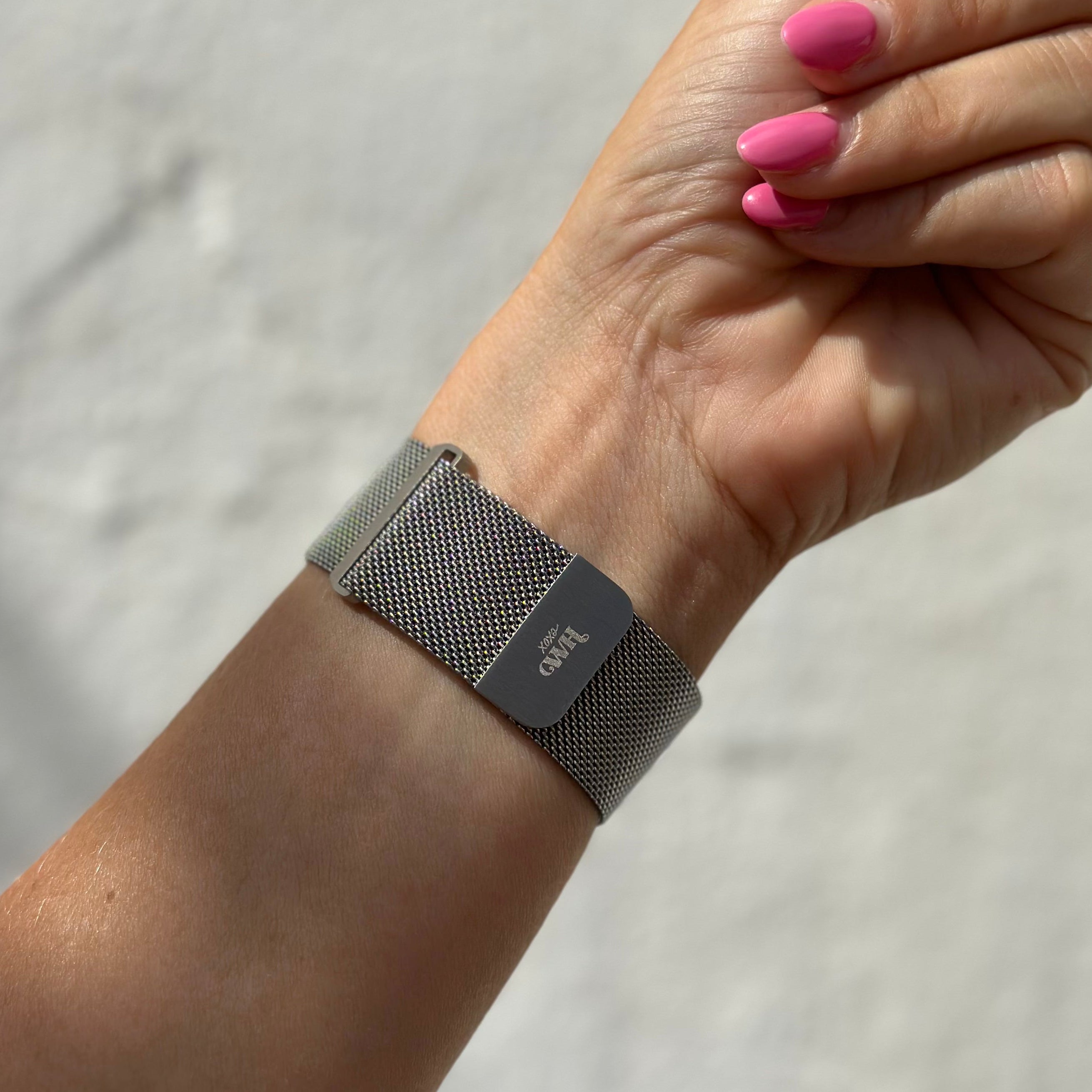 armband gear sport Samsung Gear Sport Milanese Bandje (Silber)