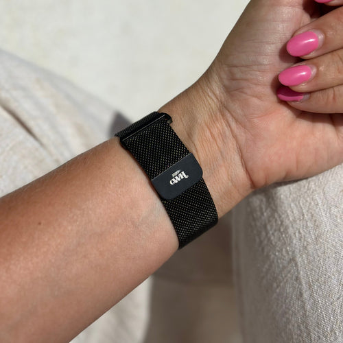 xoxo Wildhearts - Samsung Gear Sport Milanees bandje (zwart)