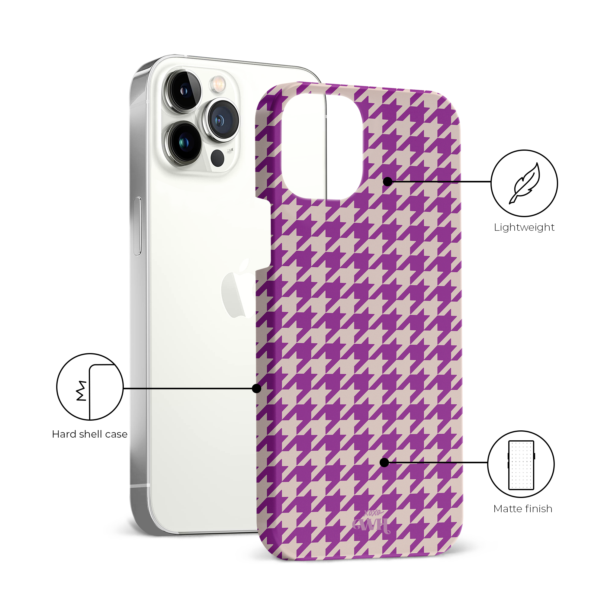 xoxo Wildhearts - When In Paris Purple - iPhone 12 Pro Max