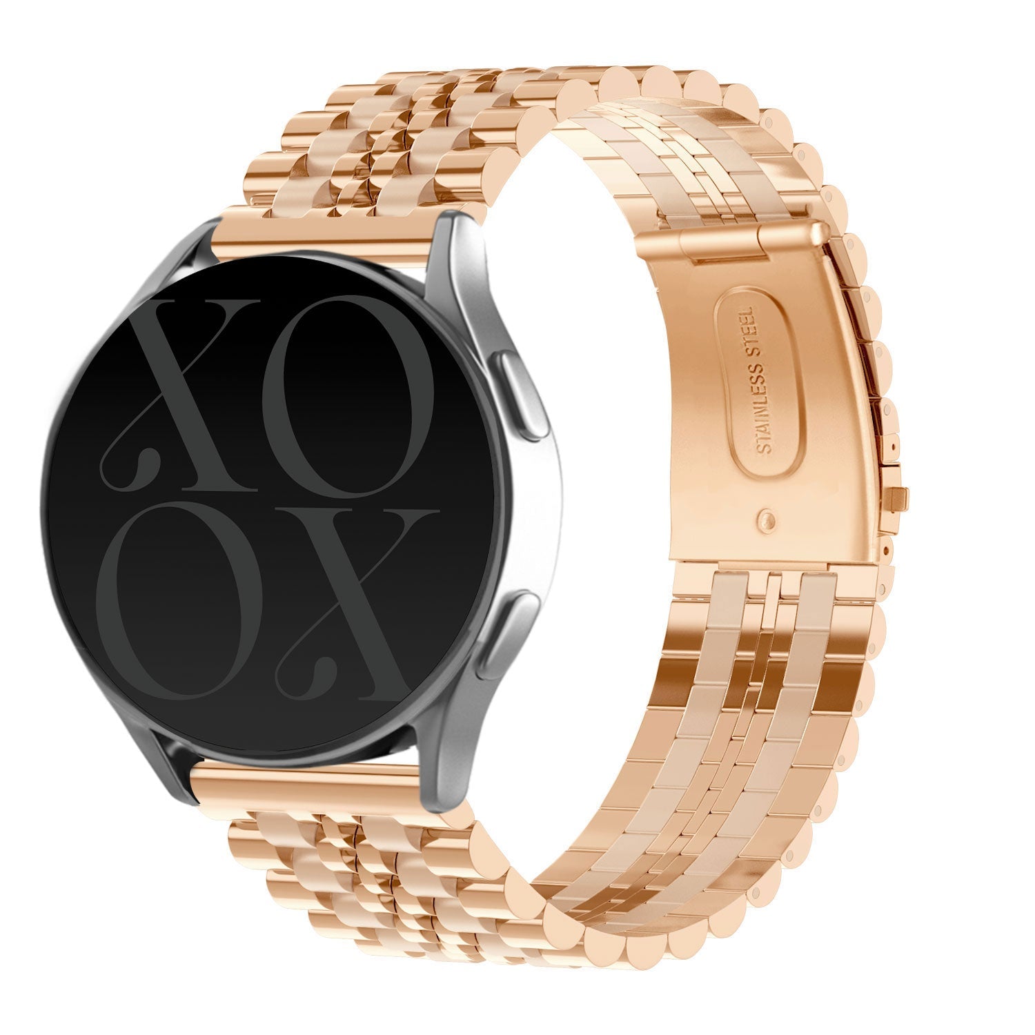 xoxo Wildhearts - Xiaomi Amazfit GTR 42mm stalen bandje (rosé goud)