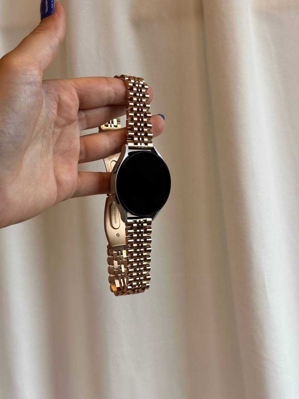 xoxo Wildhearts - Xiaomi Mi Watch stalen bandje (rosé goud)